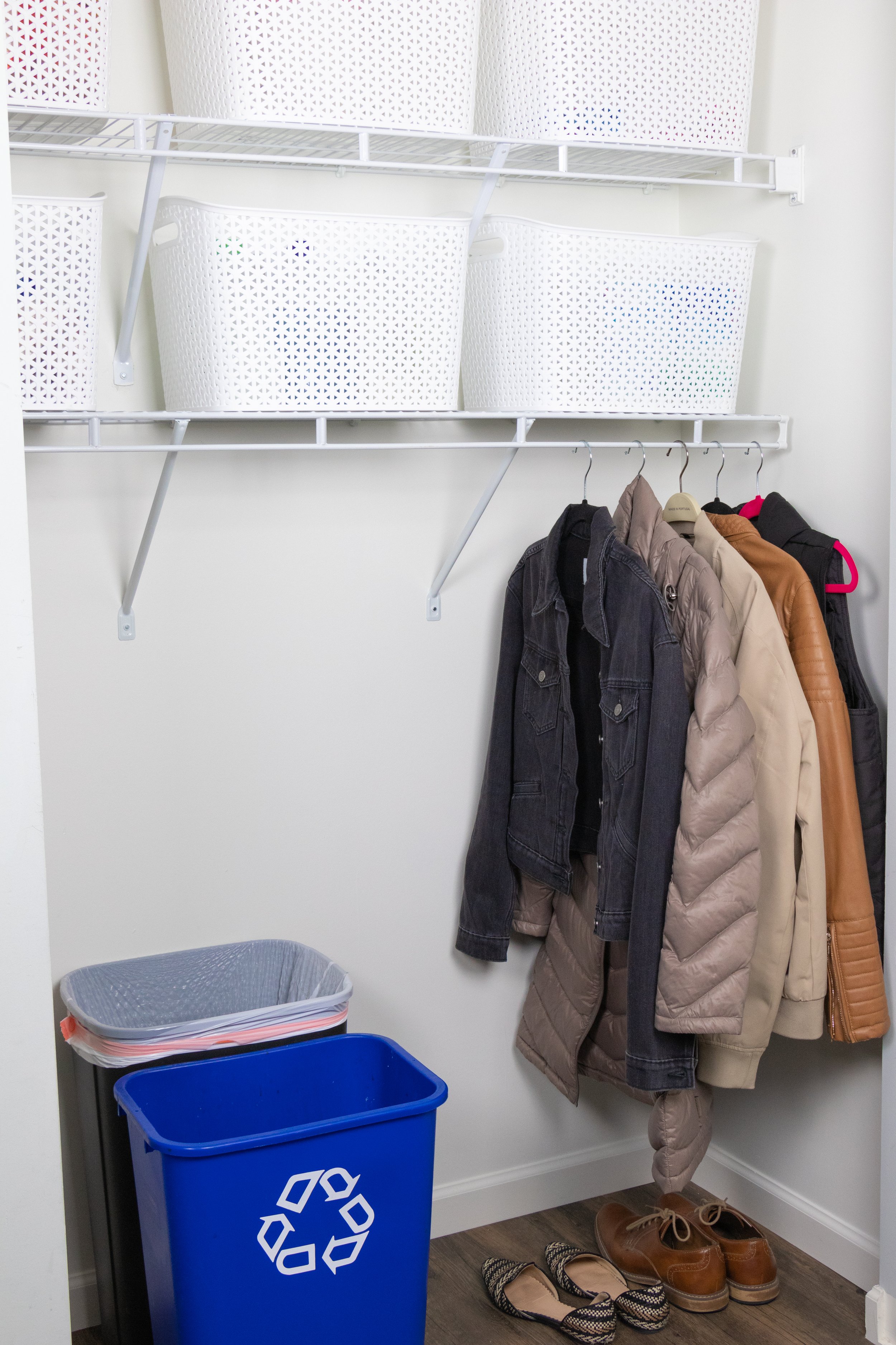 Coat Closet Storage Closet Video Tutorial Home with Marika